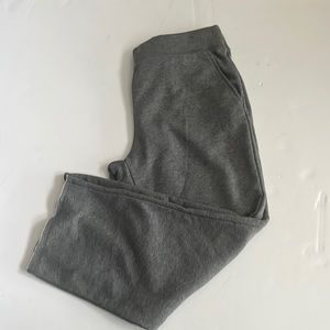 Secret Treasure Gray Copped French Terry Jogger Lounge Wear
